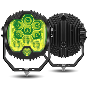 Offre Spéciale 5 pouces trois côtés éclairage blanc jaune lentille led worklight avec <span class=keywords><strong>clignotant</strong></span> led camion led travail light avec côté tireurs - Product Image 3