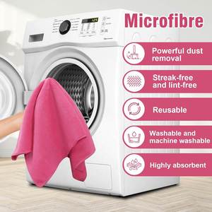 Modern Replaceable Reusable Floor Mopping Cloth Easy to Clean Microfiber <b>Mop</b> Pad Quick Dry Household <b>Cleaning</b> Towel - Product Image 4