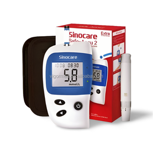 เครื่องวัดระดับน้ำตาลในเลือด <span class=keywords><strong>Sinocare</strong></span> พร้อมแผ่นตรวจวัดน้ำตาลในเลือดสำหรับผู้ป่วยเบาหวาน - Product Image 6