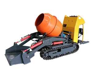 Mini mezclador de hormigón pequeño portátil, volquete sobre orugas con Motor de rodamiento, engranaje de motor, caja de cambios PLC, componentes de núcleo esencial - Product Image 6