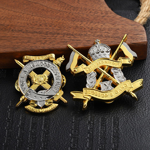 Tùy Chỉnh Hai Tone Vàng Bạc Mạ Chết Đúc Kim Loại 3D Logo Ve Áo <span class=keywords><strong>Pin</strong></span> Trâm - Product Image 5