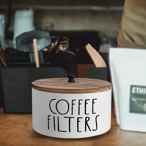 กล่องเก็บกรองกาแฟพร้อมฝาปิด ตะกร้าจัดระเบียบ กล่องใส่กรองกาแฟ - Product Image 5