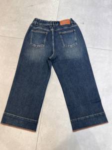 女式加大码休闲4向弹力直筒牛仔裤 (XL-6XL) 高弹力腰部高级水洗无褪色四季纽扣 - Product Image 2