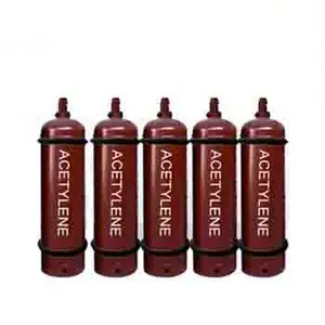 Bouteille d'oxygène en acier, thène, alkyne, soudage, acétate, 40l, livraison gratuite