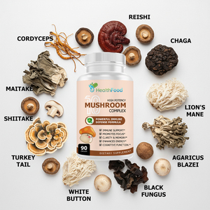 Cápsulas de Complejo de Hongos en Oferta, con Extracto de Hongo Reishi, Energía Natural, Mejora del Estado de Ánimo, Cápsulas para Mejorar la Función Cognitiva - Product Image 6