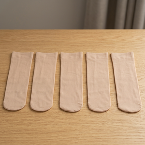 Calcetines para Mujer Chase Value, Paquete de 5, 90% Terciopelo, 10% Elastano, Color Piel - Product Image 2