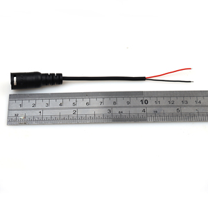 DC 5.5*2.1mm Jack Female untuk membuka kawat Ujung 2 <span class=keywords><strong>Core</strong></span> 5521 <span class=keywords><strong>Plug</strong></span> ekstensi 12v DC Power kabel Pigtail - Product Image 2
