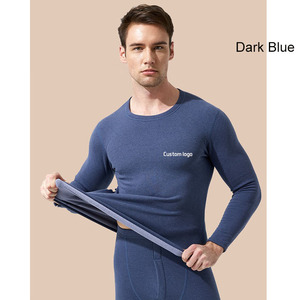 Hot Selling PLUS Velvet Thicken Heavyweight <strong>Thermal</strong> Underwear Sets <strong>Top</strong> and Pant Mens Long Johns for Winter Customize Logo - Product Image 3