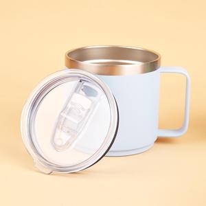 Uionen Stainless Steel Coffee <b>Cup</b> <b>Set</b> with <b>Cup</b> Holder and Insulated Handle for Cffice Use and On-the-go Coffee Consumption - Product Image 4