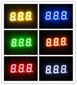 Afficheur LED numérique à 3 chiffres Houkem-4031-bsr, affichage LED à 7 segments de 0,4 pouce, 3 bits, super rouge - Product Image 6