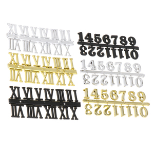 Décoration d'intérieur : 12 chiffres romains autocollants en acrylique doré de 2 cm pour <span class=keywords><strong>horloge</strong></span> - Product Image 5