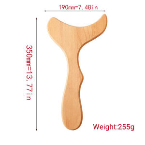 Herramienta de Masaje de Madera Personalizada para Relajación Muscular y Anticelulitis, Palo de Raspado de Madera para Terapia de Guasha - Product Image 2