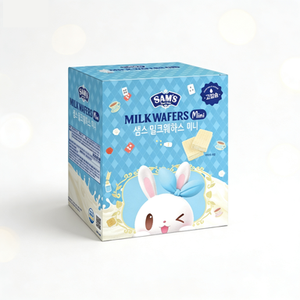 SAM’s Milk Wafers Mini Mini Obleas de Leche 1 Caja 50 Unidades Snack para Niños Alto en Calcio Crema de Leche Premium Snack Saludable para el Bienestar Venta al por Mayor - Product Image 1