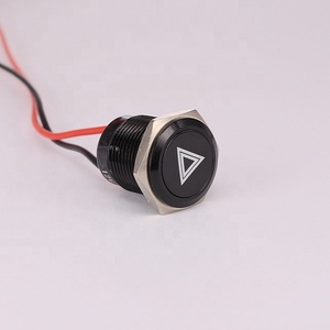 אלומיניום שחור עמיד למים ip68 dc 12v או dc 24v הוביל אור מחוון עם סמל המכונית - Product Image 6