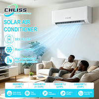 Climatiseur solaire hors réseau DC 12000 BTU sans onduleur requis pour le camping en milieu désertique éloigné des Émirats arabes unis, chaleur extrême