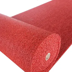 סין ייצור אטריות PVC ויניל ספגטי רצפת מחצלות ללא גיבוי רול PVC סליל נסמך שטיח