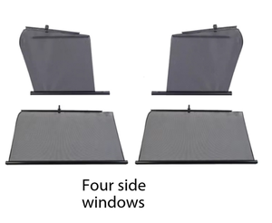 Parasol para Ventana de Auto <span class=keywords><strong>Audi</strong></span> Q2/Q3/<span class=keywords><strong>Q4</strong></span>/Q5/Q6/Q7, Plegable, Retráctil Automático, de Poliéster, Marca OLIVER, Adhesivo para <span class=keywords><strong>Interior</strong></span> - Product Image 1