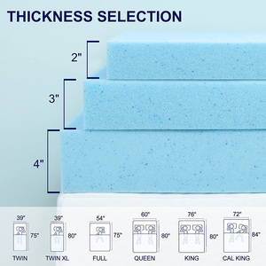 <span class=keywords><strong>140x190</strong></span> Usine En Gros Rouleau Dormir Bien Hôtel Refroidissement Gel Pad Matelas Double Reine roi Double Pliable Matelas Topper - Product Image 5