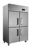 Réfrigérateur vertical commercial (type Asie-Pacifique) à double porte 1280 mm certifié CB