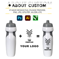 Bouteille d'eau compressible pour cyclisme en gros avec logo personnalisé, sans BPA, pour sports de plein air