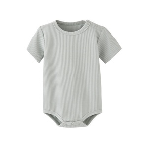 Combinaisons d'escalade personnalisées unisexes pour bébés et tout-petits, design triangulaire, polyester/coton, fermeture à boutons, pour l'été - Product Image 3
