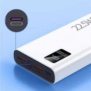 Batterie externe à charge super rapide 22,5 W, 20 000 mAh, double USB TYPE-C, charge rapide, batterie externe portable avec écran numérique - Product Image 5