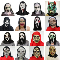 Masques de Clown Tueur en Latex pour Halloween, Décoration d'Horreur, Couvre-Visage Complet, Accessoire de Film pour Fête de Carnaval, Costume de Cosplay, Mascarade, UV