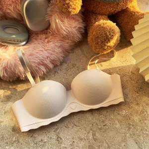 Mulheres sutiã peito pequeno cores sólidas pronto para enviar confortável estudantes meninas sutiã - Product Image 4