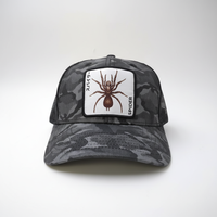Casquette de baseball personnalisée en maille camouflage pour homme et femme, avec patch tissé de marque et broderie 3D, casquette de sport