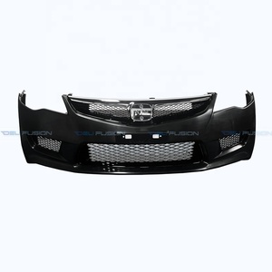 ชุดแต่งกันชนหน้าสไตล์ Type R สำหรับ Honda Civic รุ่นที่ 8 FA1 FA2 FD2 ปี 2006-2011 ทำจากโพลีโพรพิลีน (PP) พร้อมกระจังหน้า - Product Image 2