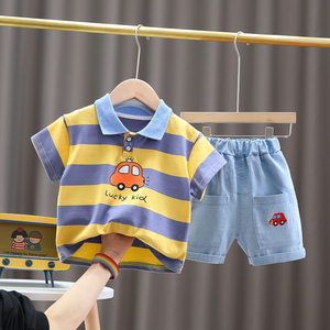 Dernières tendances de la mode 2022, ensembles de vêtements d'été pour enfants, prix ultra-bas, vêtements arc-en-ciel de dessin animé, vêtements pour bébé garçon de 3 ans - Product Image 6
