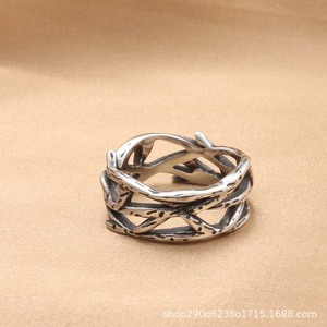 Stainless Steel Flower <b>Ring</b> Gold Unisex Party Jewelry - Product Image 4