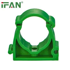 IFAN gran oferta Color verde PN25 PPR instalación de tuberías clips de abrazadera de plástico para suministro de agua