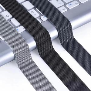 Correa milanesa para <span class=keywords><strong>Apple</strong></span> <span class=keywords><strong>Watch</strong></span> Band 45mm 44mm Ultra 2 49mm Pulsera para Iwatch Series 9 7 8 6 SE 5 <span class=keywords><strong>4</strong></span> 3 Correa de metal 38/40MM - Product Image 3