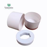 Boîtes rigides en papier kraft recyclables personnalisées pour l'emballage de montres, avec estampage à chaud doré, gaufrage, laminage mat, revêtement UV, PVC transparent