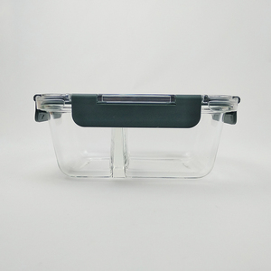 reutilizable contenedores de vidrio <span class=keywords><strong>para</strong></span> alimentos Bento <span class=keywords><strong>almuerzo</strong></span>, caja libre de BPA de almacenamiento de alimentos con tapas - Product Image 1