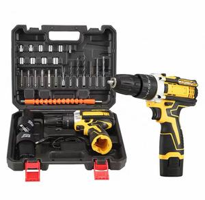 Ensemble de <span class=keywords><strong>tournevis</strong></span> électrique rechargeable portable mini pour la maison, perceuses sans fil à vitesse variable, perceuses sans balais pour le perçage du métal - Product Image 2