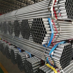 Tuyau en <span class=keywords><strong>acier</strong></span> rond galvanisé à chaud, <span class=keywords><strong>tube</strong></span> GI pour la construction, serres, échafaudages, ASTM A53 BS1387 - Product Image 2