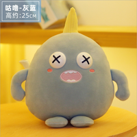 Petit animal en peluche porte-clés monstre en peluche oreiller mignon câlin cookie monstre en peluche personnalisé bleu peluche monstre