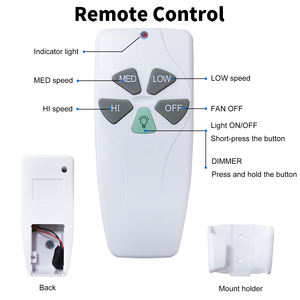 110v 吊扇遥控器和接收器，无线吊扇遥控器套件，家用吊扇遥控器 - Product Image 4