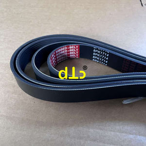 Courroie de ventilateur pour engins de construction 8PK1714 compatible avec le moteur, serpentine - Product Image 4