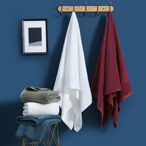 Juego de Toallas de Sauna Montafox de 2 Piezas, 180x90cm, Felpa, 100% Algodón, Absorbentes, Acogedoras, Suaves, de Color Liso, para Baño y Ducha - Product Image 3