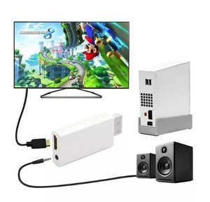 Cavo di Collegamento Wii a HDTV 1080P all'Ingrosso, Convertitore Video di Alta Qualità con Jack Audio da 3,5mm per Monitor HDTV - Product Image 5