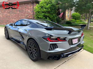 Aileron arrière style Z06 en fibre de carbone pour <span class=keywords><strong>Chevrolet</strong></span> <span class=keywords><strong>Corvette</strong></span> C8, kit carrosserie - Product Image 4