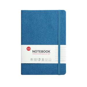 A5 A6 Dày Máy Tính Xách Tay Biểu Tượng Tùy Chỉnh Da Bìa Cứng Nhật Ký Văn Phòng Ngang Dòng Gắn Ràng Buộc Tạp Chí Kế Hoạch - Product Image 5