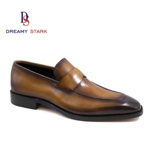 Nuevos Zapatos Dreamy Stark de Moda, Hechos a Mano, de Cuero Genuino con Acabado Pulido, Bicolor, Pintados a Mano, Cómodos, Sin Cordones, Transpirables, Ligeros, para Otoño - Product Image 1
