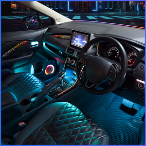 ไฟตกแต่ง<span class=keywords><strong>ภายใน</strong></span>รถยนต์ Mitsubishi <span class=keywords><strong>Xpander</strong></span> ปี 2017-<span class=keywords><strong>2020</strong></span> รุ่น TMPRO เปลี่ยนสีได้ RGB  แผงประตู ABS+LED  ควบคุมผ่านแอพพลิเคชั่น  12V สำหรับตกแต่ง - Product Image 5