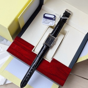 Reloj Analógico Rectangular con Esfera Azul y Correa de Cuero Azul, con Segundero Pequeño, para Uso Diario y de Negocios, Longinesing - Product Image 6