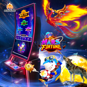 Armoire métallique Mars Fortune 43 pouces pour jeux de pêche à monnayeur avec son réaliste pour bar - Product Image 1