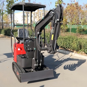 Mini-excavatrice électrique à chenilles en caoutchouc 1T 2T avec moteur hydraulique agricole et roulement, micro-pelle haute puissance de creusement, livraison gratuite - Product Image 4